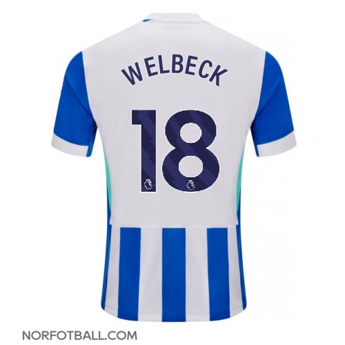 Billige Fotballdrakt Brighton Danny Welbeck #18 Replika Hjemmedrakt 2025-26 Kortermet Billige Fotballdrakt Brighton Danny Welbeck #18 Replika Hjemmedrakt 2025-26 Kortermet